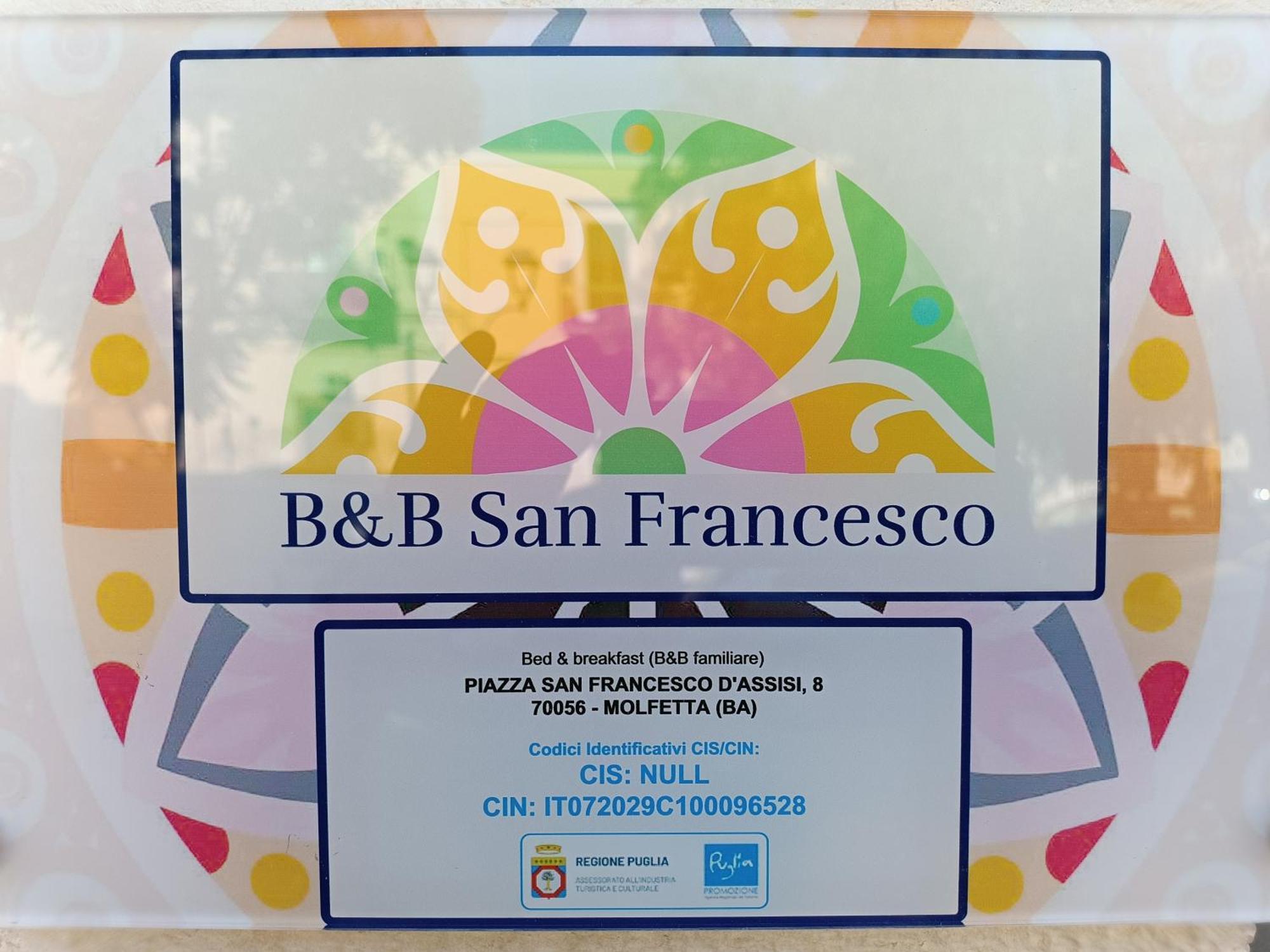 B&B San Francesco 몰페타 외부 사진